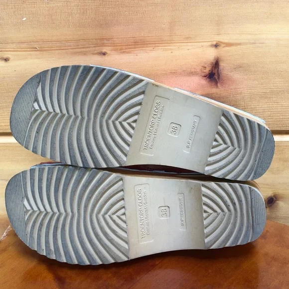 Troentorp of Sweden Mariah Metallic Hot Pink Clog Sandal Leather 8-8.5 38 - Picture 8 of 16